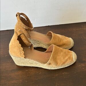 Kate Spade Brown Espadrille Wedges